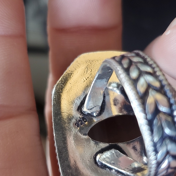 New Botswana Agate 925 Silver Statement Ring. - Picture 12 of 16